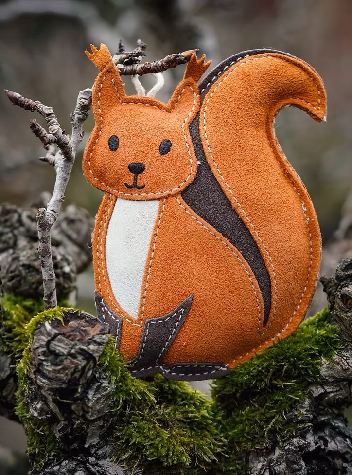 Hazel the Red Squirrel (Cat Nip Infused) Eco Dog Toy