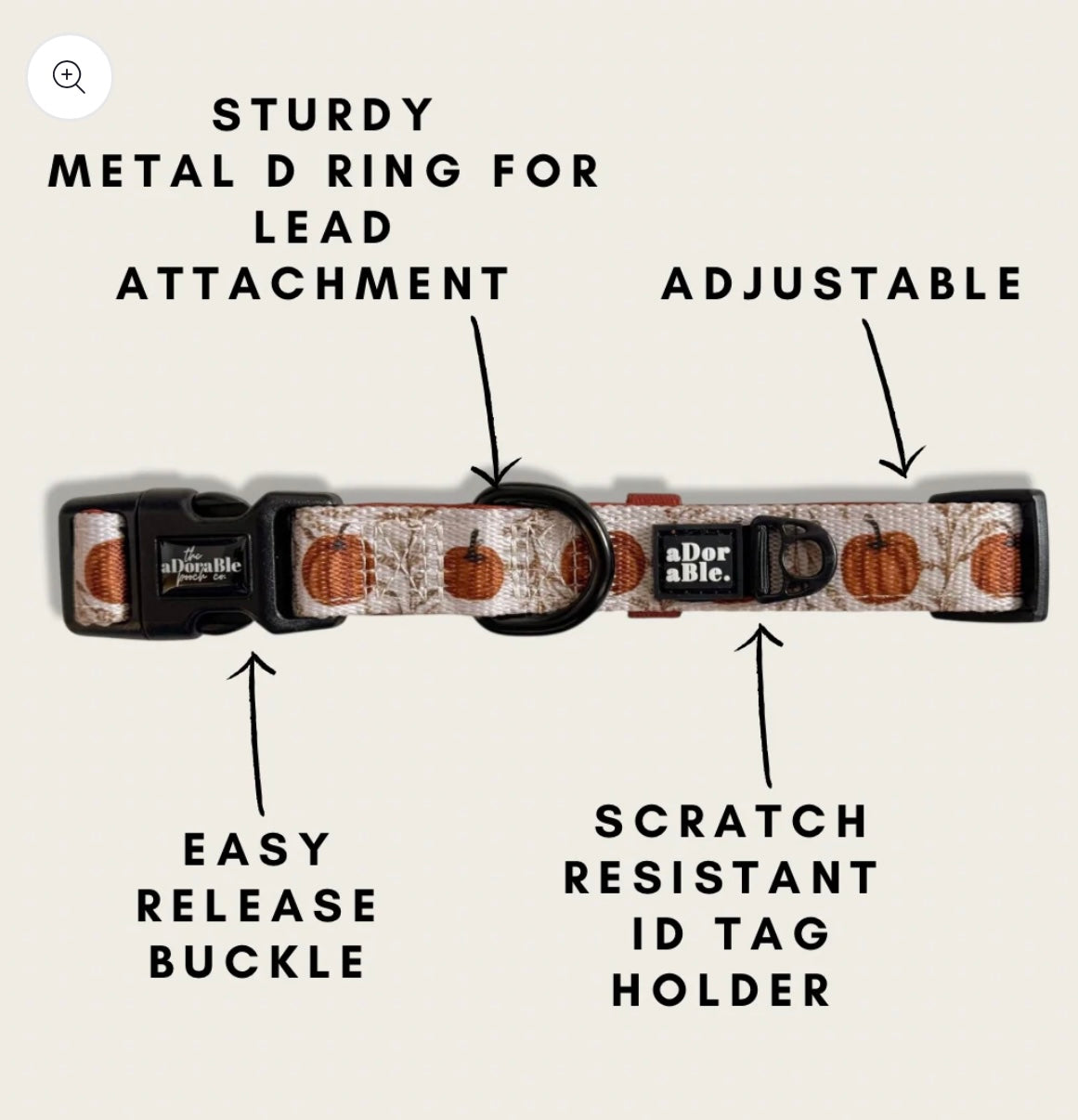 Pumpkin farm collar
