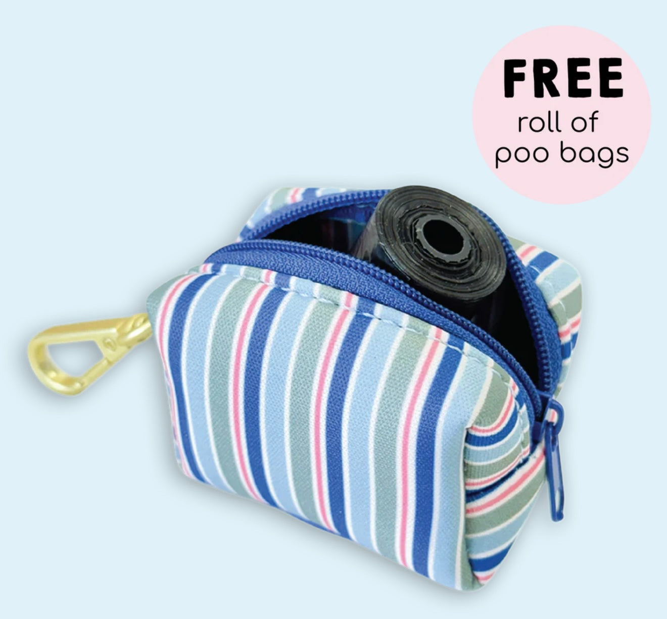Sailor Stripes poop bag holder