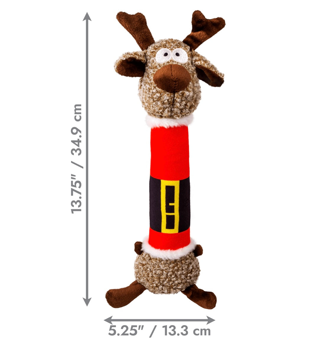 Kong shaker reindeer with squeak