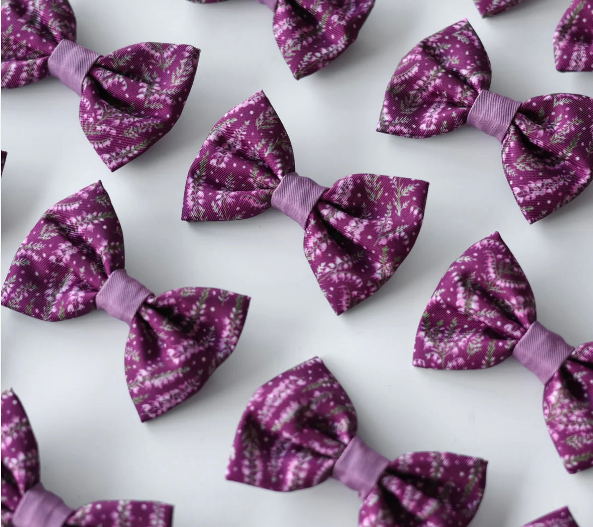 Highland Heather bow tie