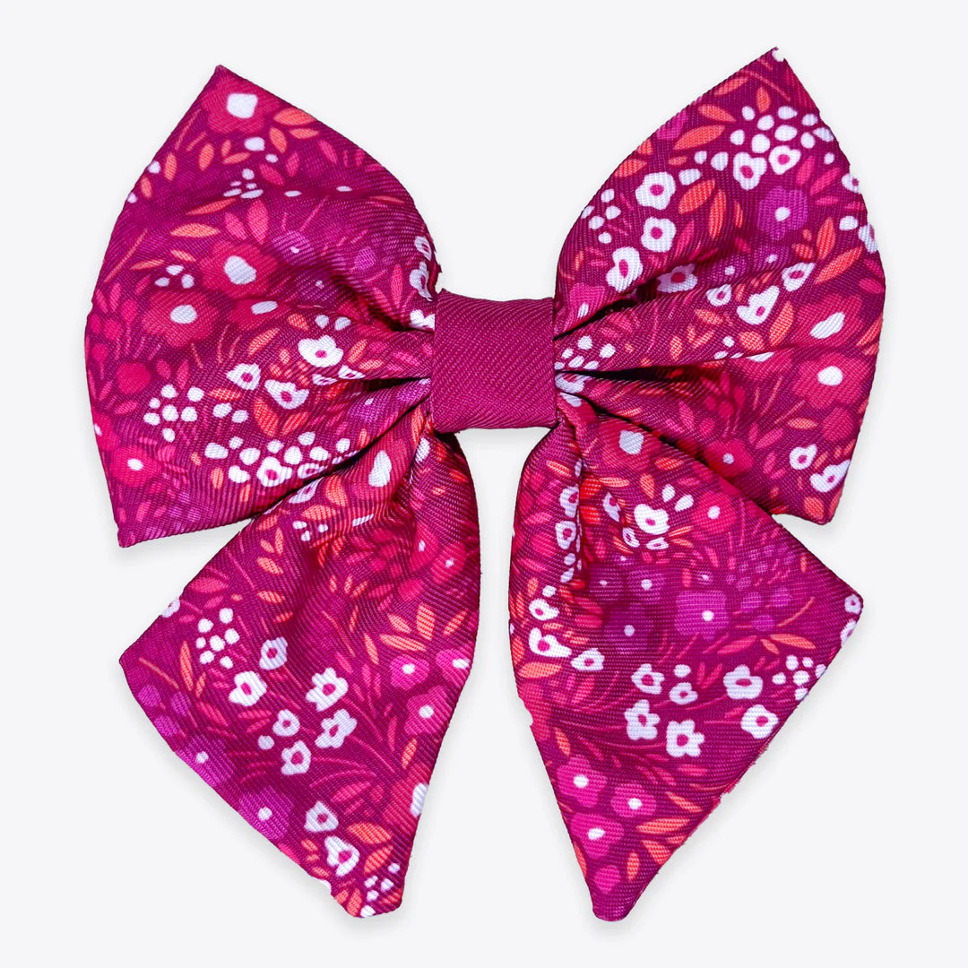 Notting Hill Raspberry sailor bow