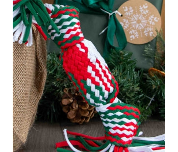 Ancol sqeaky Christmas cracker rope