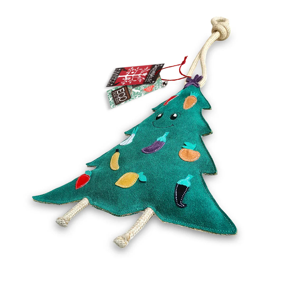 Carol the christmas tree eco dog toy