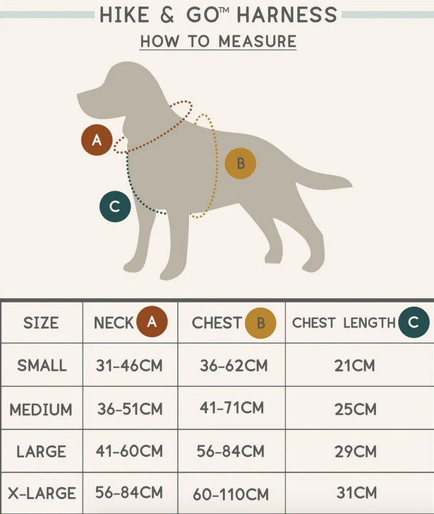 Hike & Go™ Harness - Hint of Mint