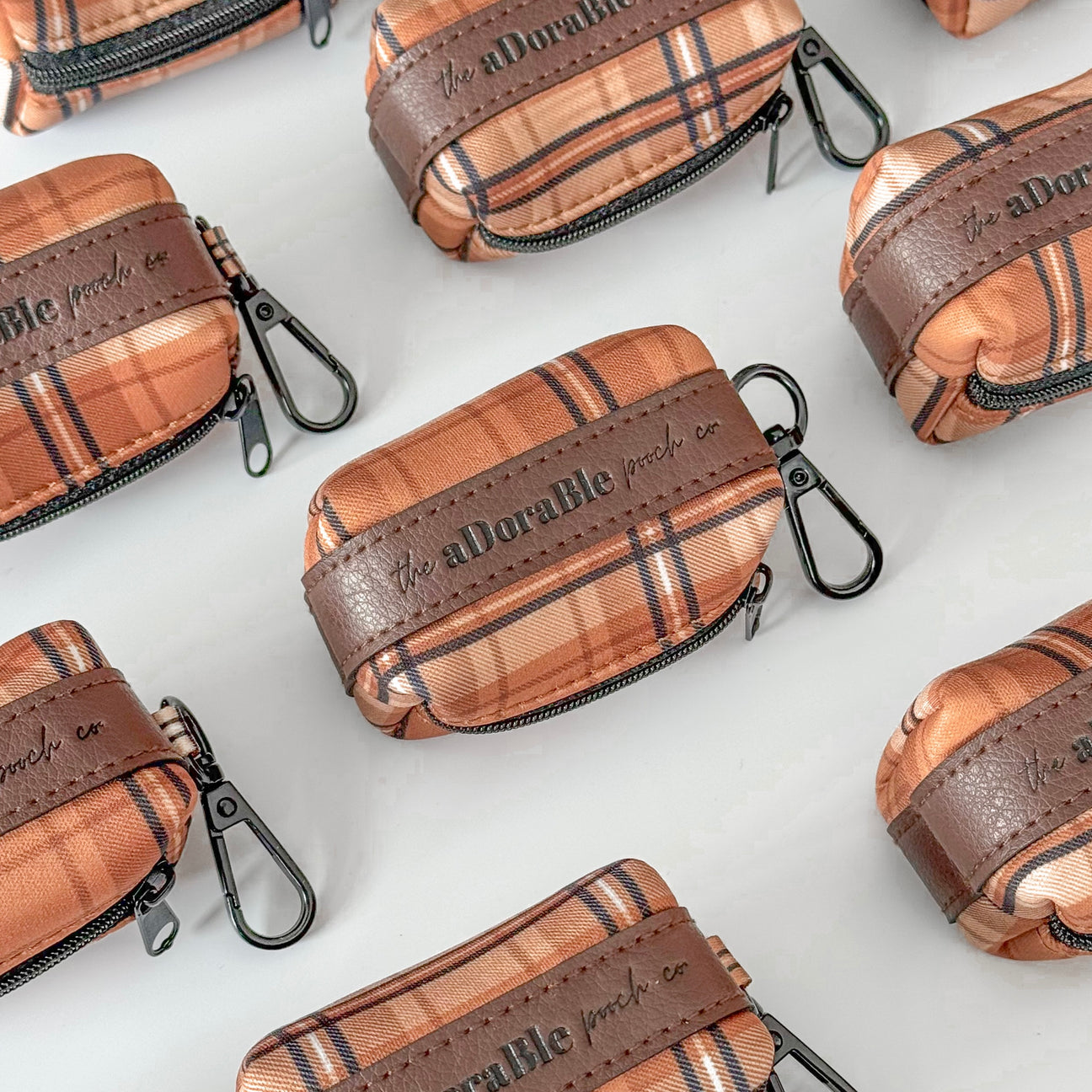Poop Bag Holder - Butterscotch Biscuit
