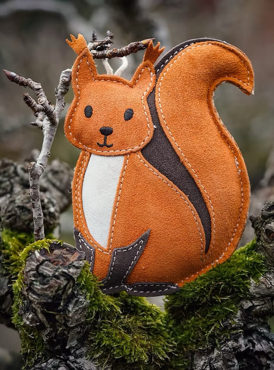 Hazel the Red Squirrel (Cat Nip Infused) Eco Dog Toy
