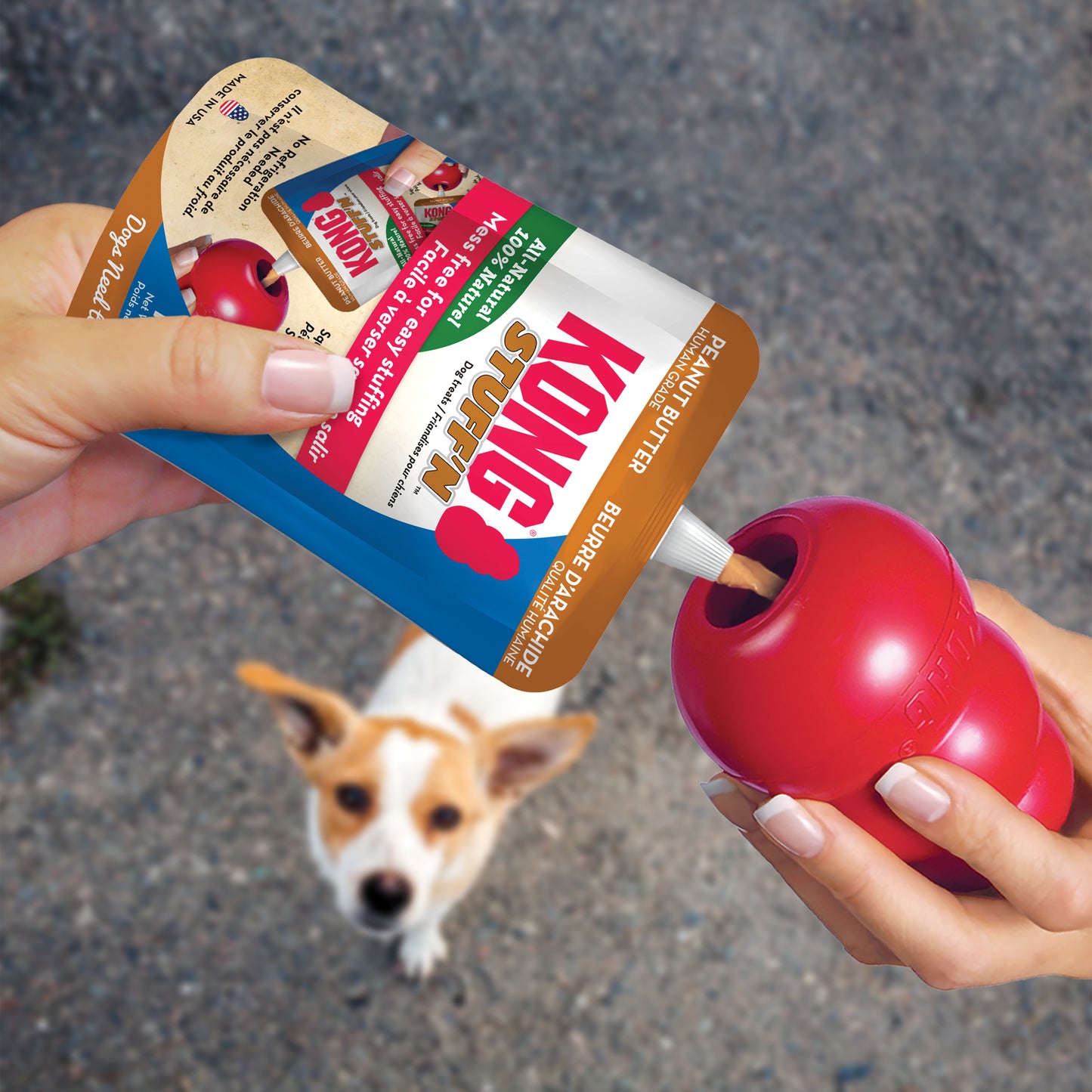 kong stuff’n peanut butter