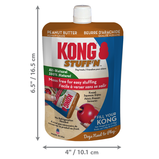 kong stuff’n peanut butter