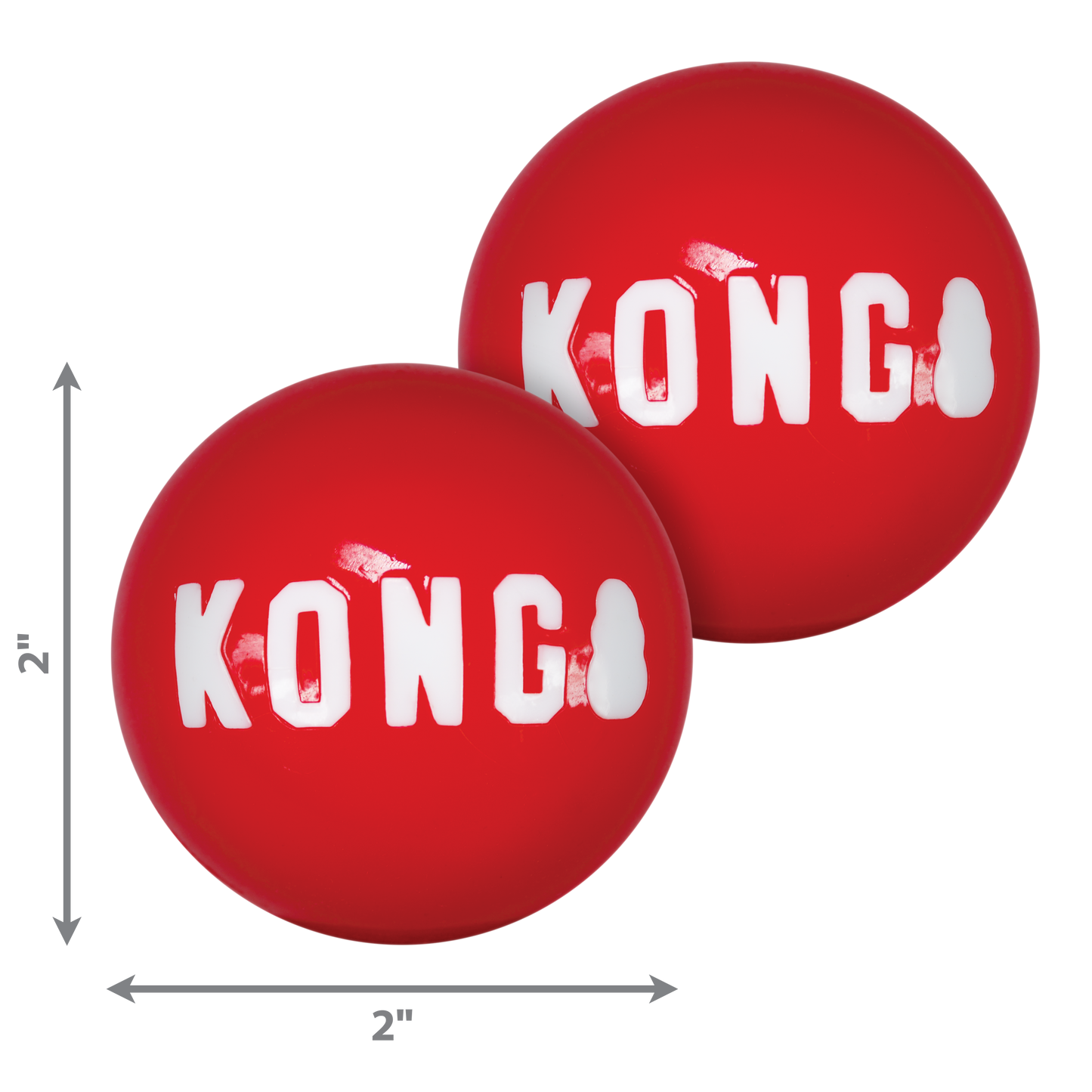 Kong signature balls 2 pk