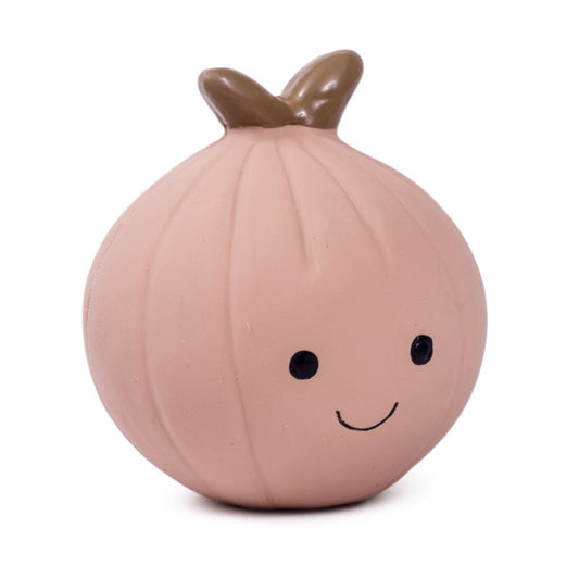 Foodie Faces Onion Latex Dog Toy