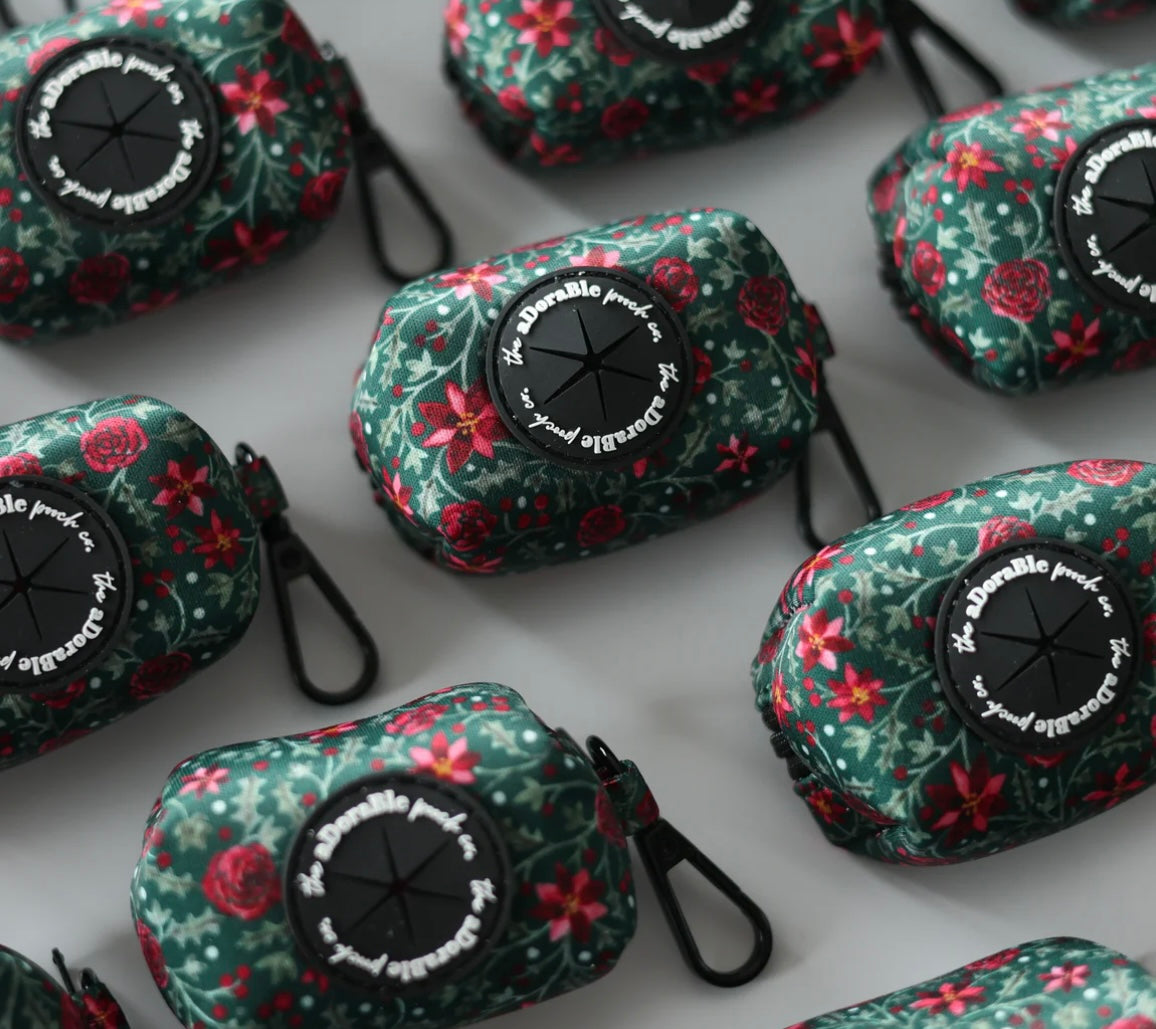 Holly and ivy poop bag holder