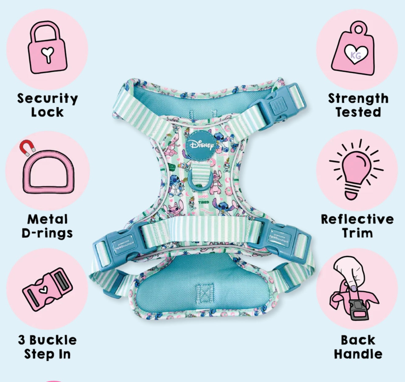 Stitch’s Slumber Party harness