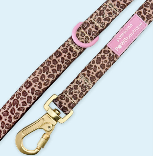 Leopard print lead