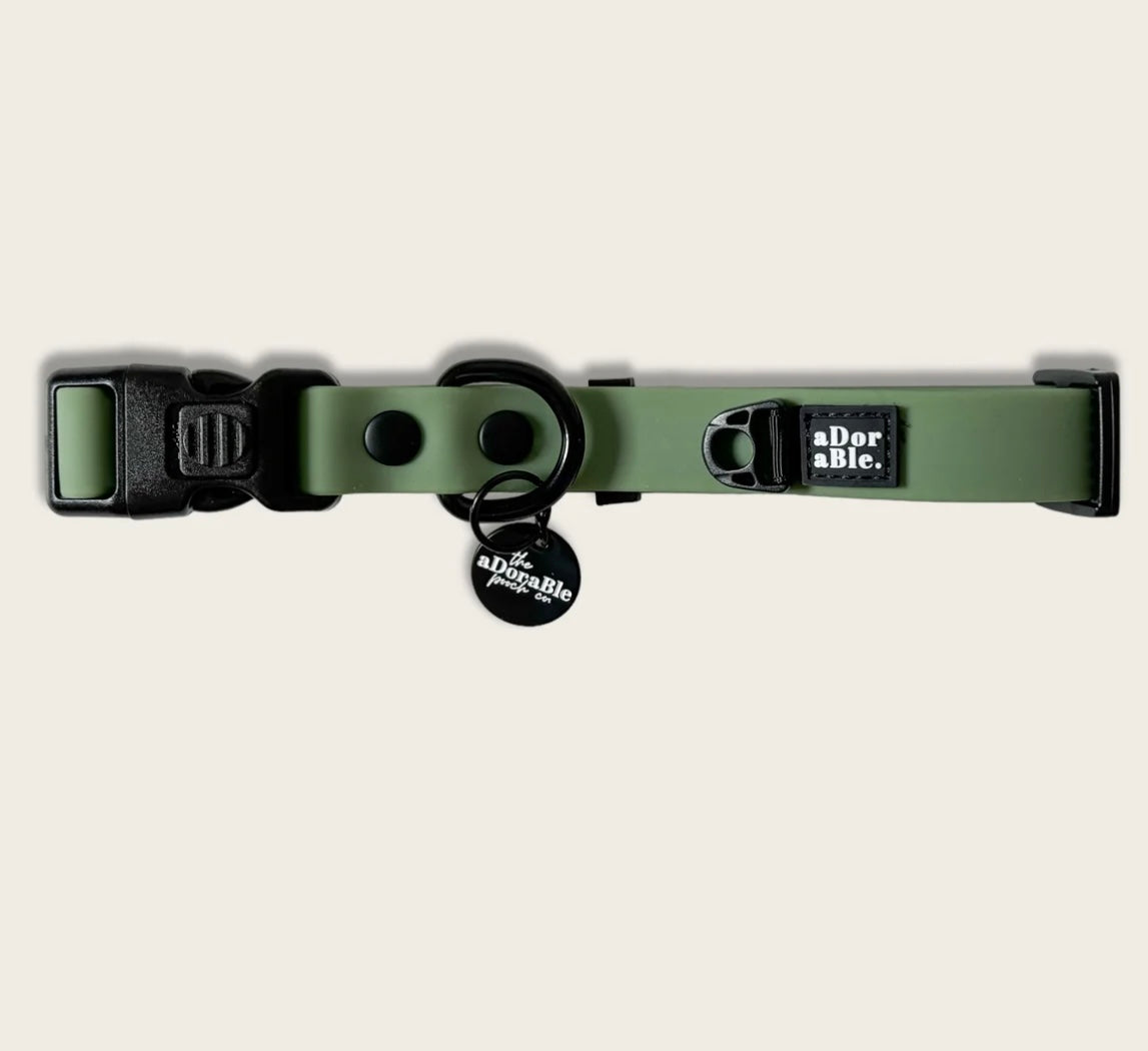Hydroflex waterproof collar Sage green