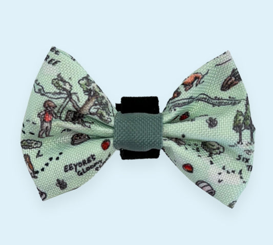 100 Aker wood bow tie