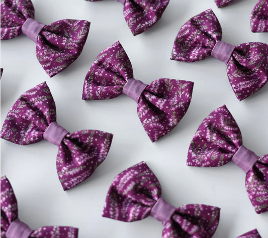 Highland Heather bow tie