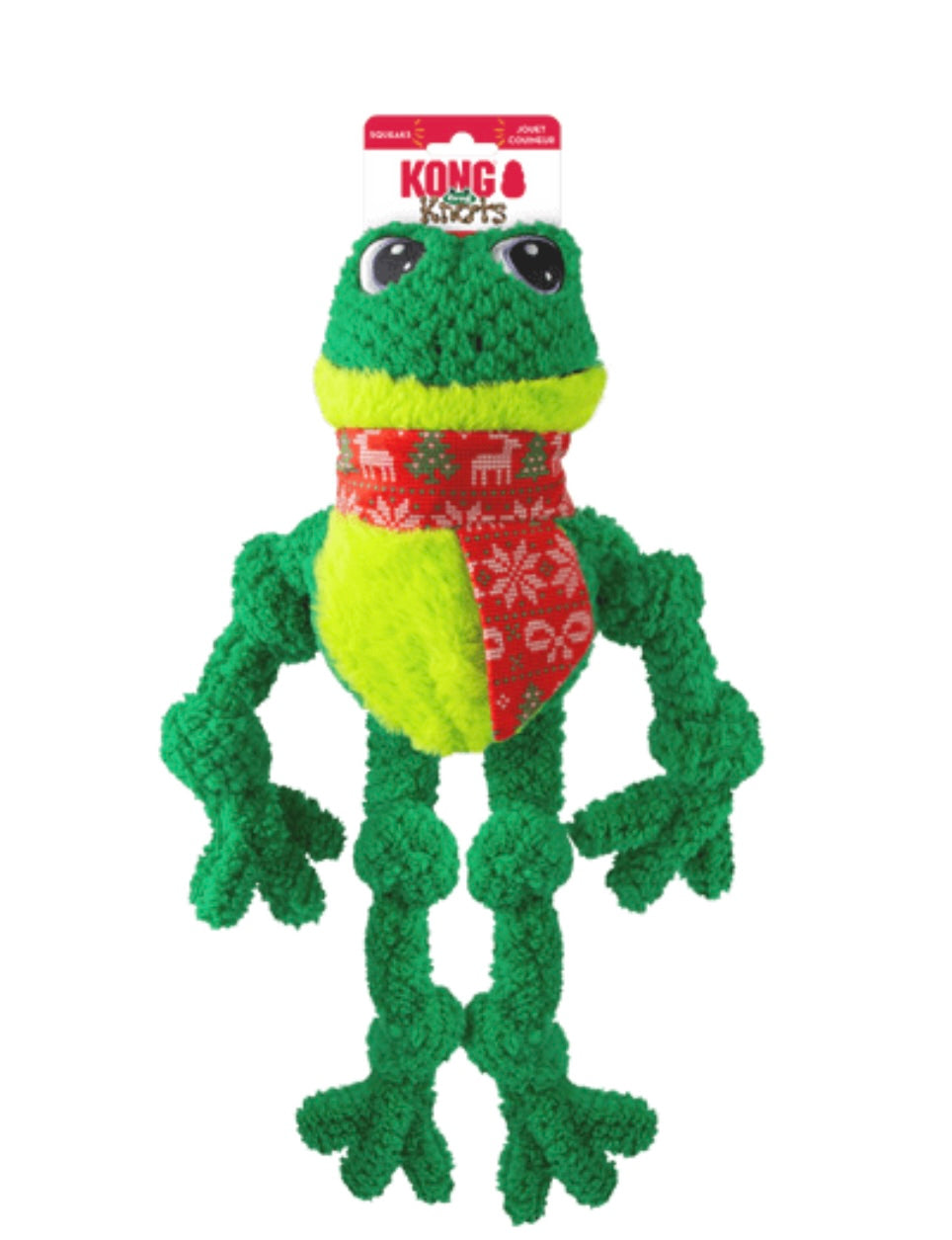 Kong knots christmas frog