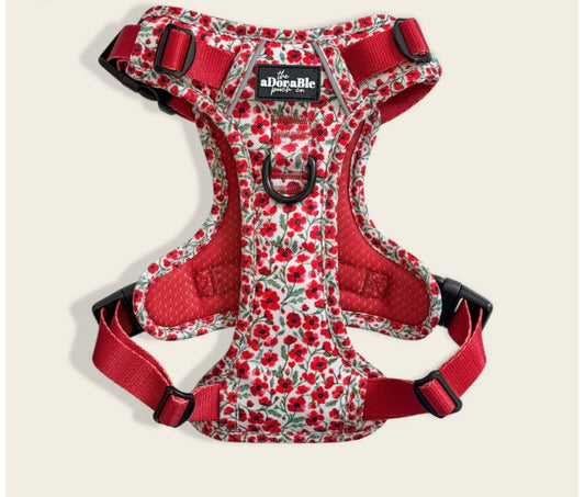 Painted Poppies harness