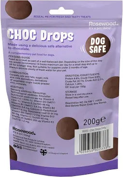 Rosewood choc drops 200g