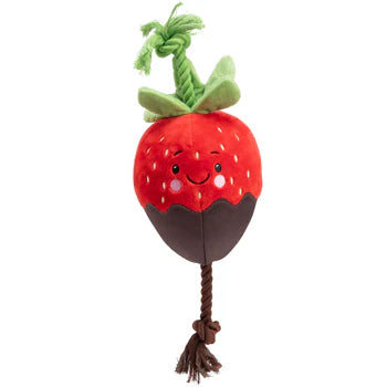 Chocolate Strawberry Rope Toy