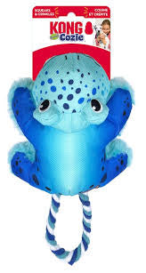 Kong Cozie Tuggz Frog/Cheetah
