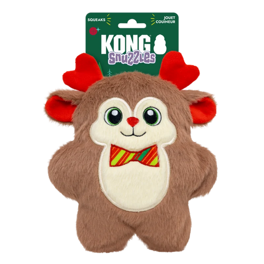 Kong snuzzles reindeer bow tie medium
