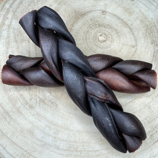 Braided buffalo collagen