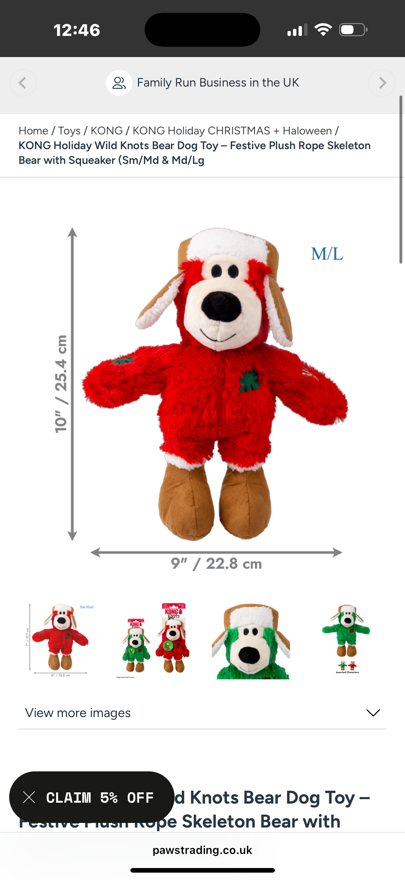 Kong wild knots Bear