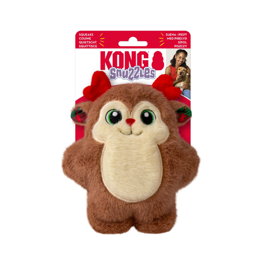 Kong snuzzles reindeer