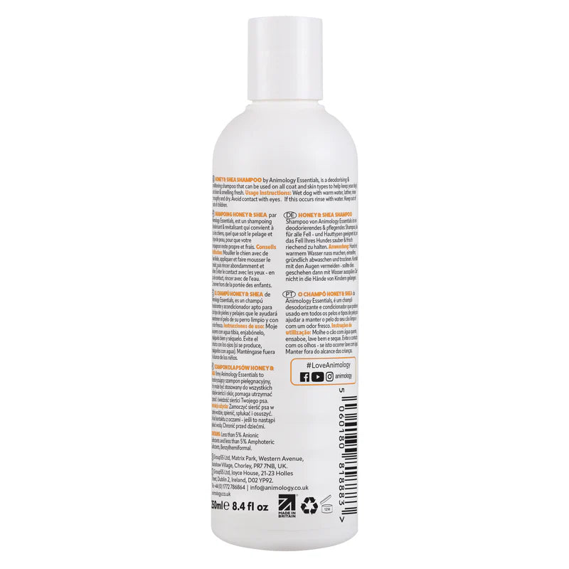Honey and Shea shampoo