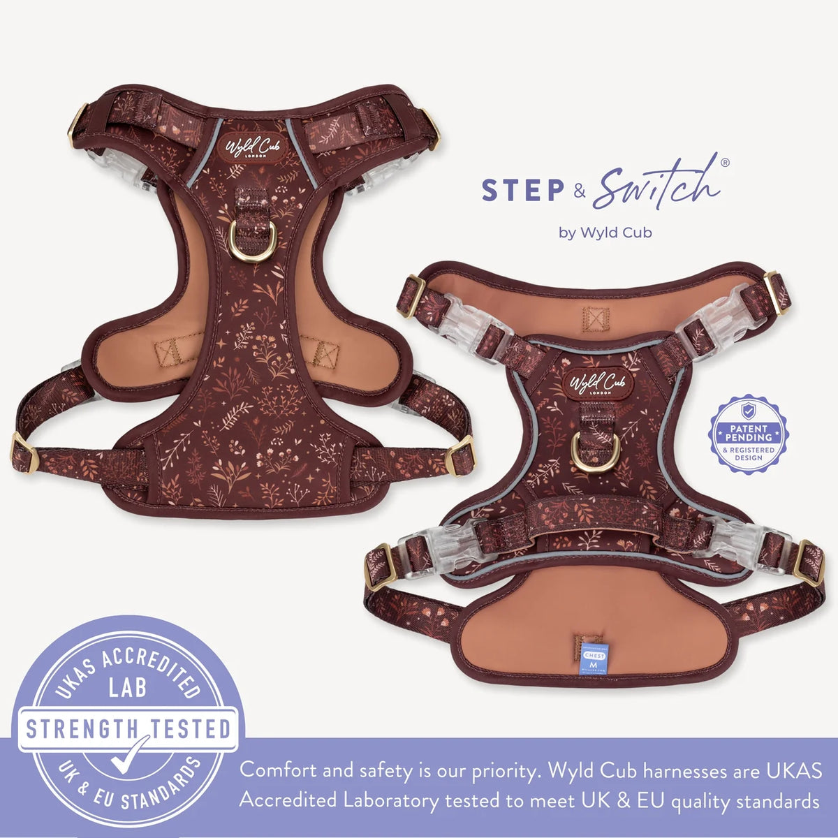 Chiswick Chestnut step and switch harness