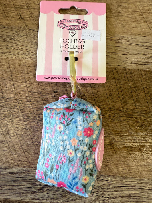 Whimsical Wildflowers poop bag holder