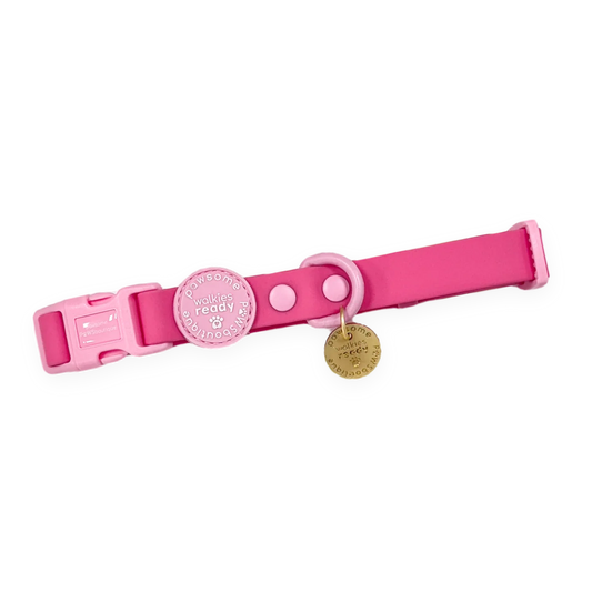 Waterproof collar- Raspberry pink