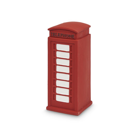 Toby Telephone Box Latex Dog Toy
